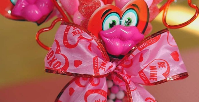 Valentine Candy Arrangement